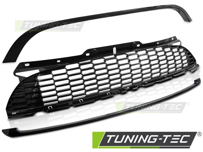 Решітка радіатора MINI COOPER R56/R57/R55 JCW стиль чорна глянсова