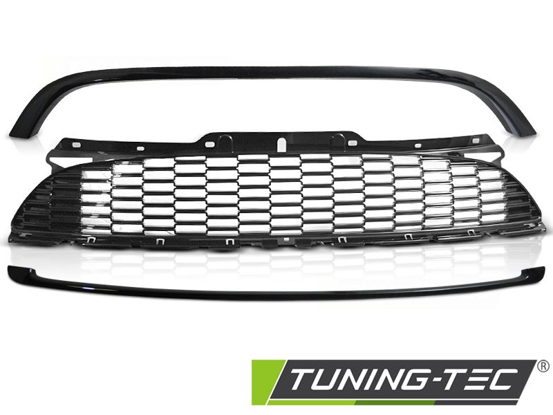 Решітка радіатора MINI COOPER R56/R57/R55 JCW стиль чорна глянсова