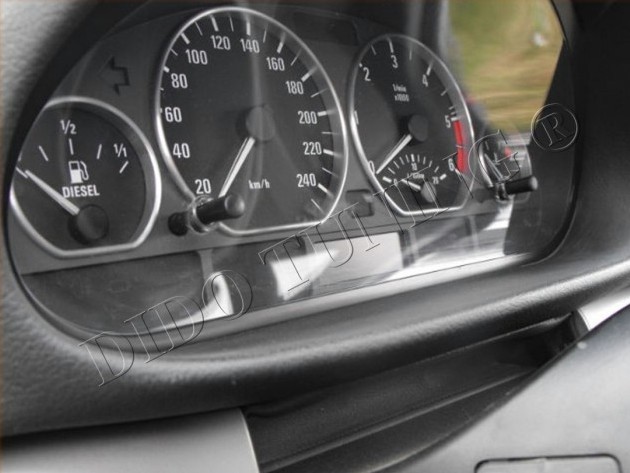 Кільця у щиток приладів BMW E46 матові (Dido)