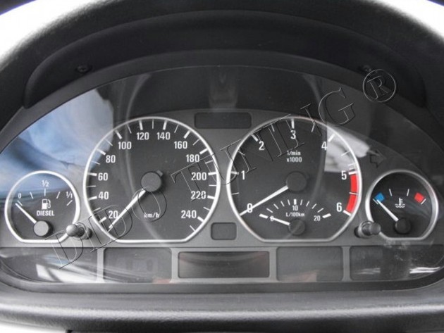 Кільця у щиток приладів BMW E46 матові (Dido)