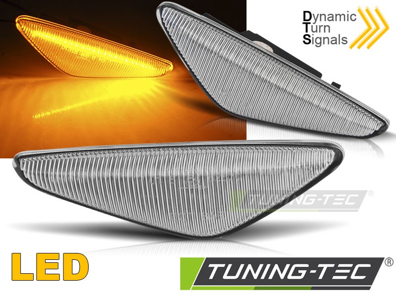 Динамічні LED повороти бічні X5 E70/X6 E71/X3 F25 білі