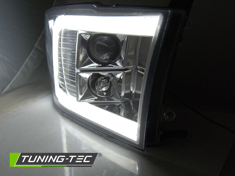 Передні лінзовані фари DODGE RAM TUBE LIGHT