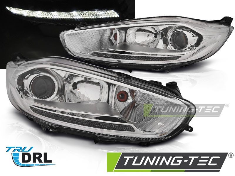 LED фари передні FORD FIESTA MK7 рестайл DRL