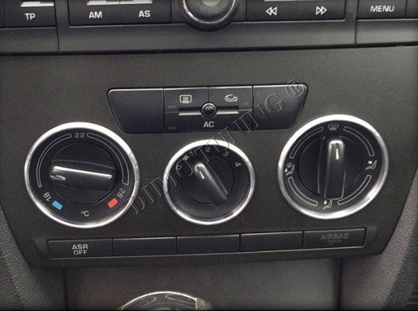Кільця на ручки пічки Skoda Octavia II