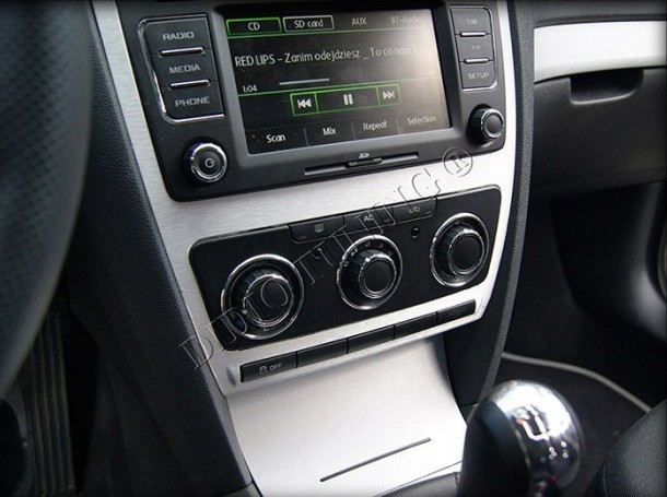 Кільця на ручки клімат-контролю Skoda Yeti / Octavia II FL