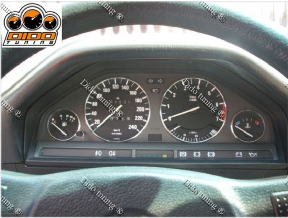 Хром кільця у щиток приладів BMW E30 (Dido)
