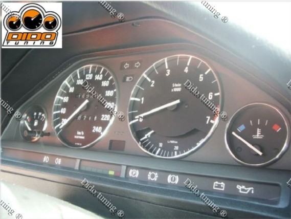 Хром кільця у щиток приладів BMW E30 (Dido)