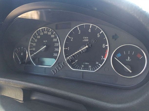 Хром кільця в щиток приладів BMW E36/Z3 (Dido)