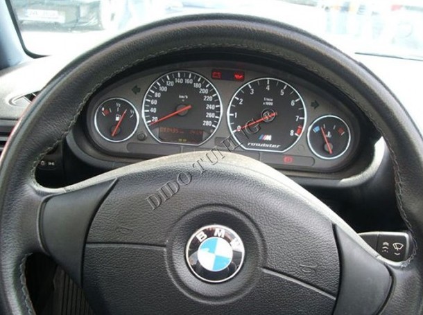 Хром кільця в щиток приладів BMW E36/Z3 (Dido)