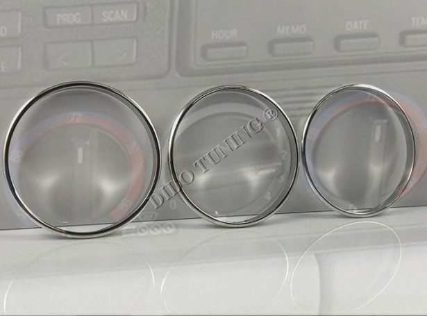 Кільця на ручки пічки BMW 7 E32 / BMW 5 E34 хром