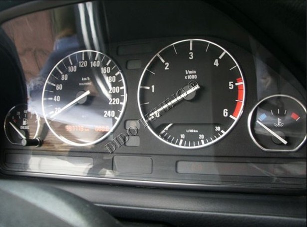 Хром кольца в щиток приборов BMW E34 / BMW E32