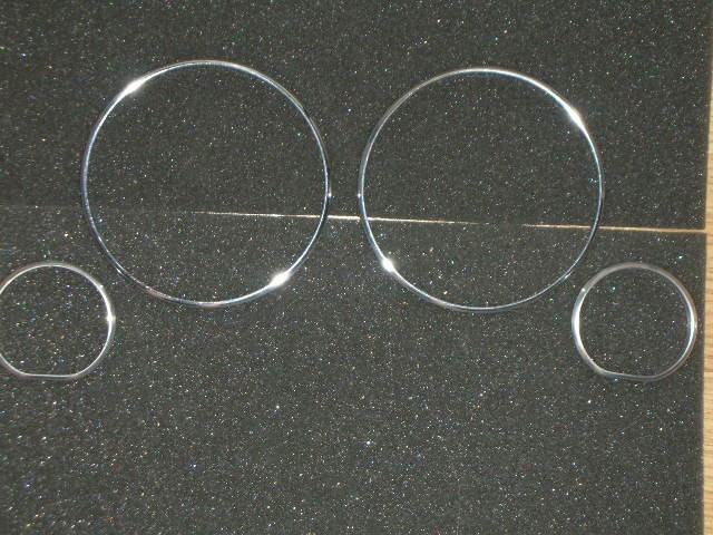 Хром кольца в щиток приборов BMW E34 / BMW E32