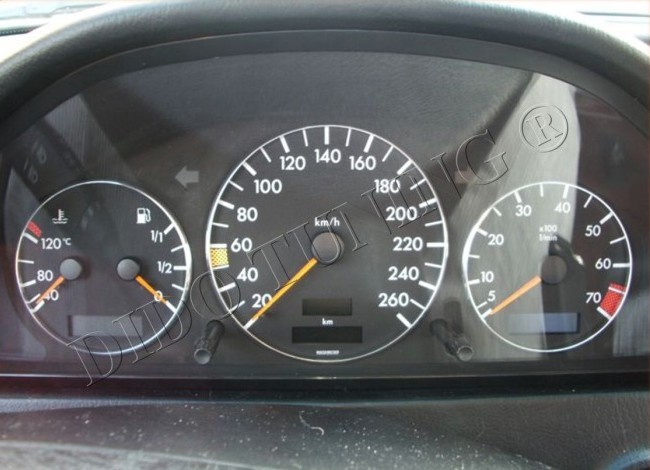 Кільця у щиток приладів Mercedes W202 дорестайл (Dido)