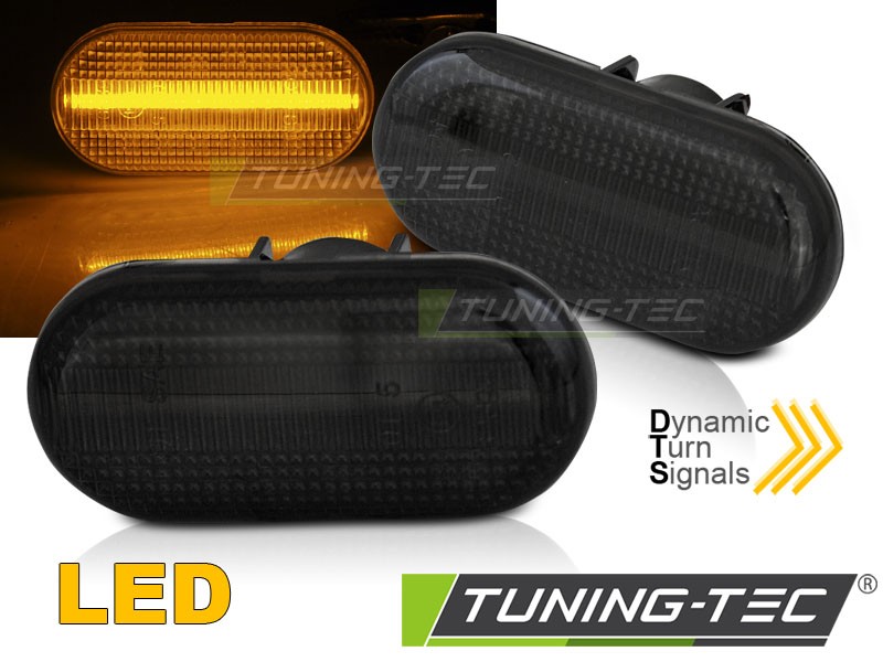 Тонированные LED повторители ПОВОРОТОВ  Nissan / Opel / Renault