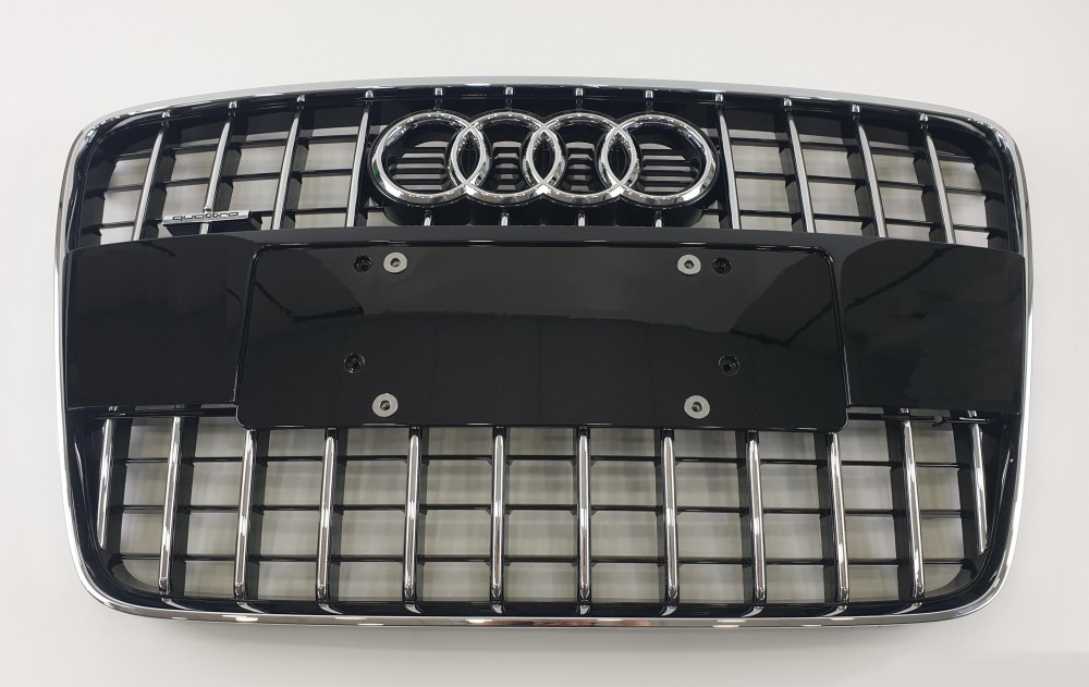 чорна решітка радіаторна для AUDI Q7 4L в стилі S-Line рестайл