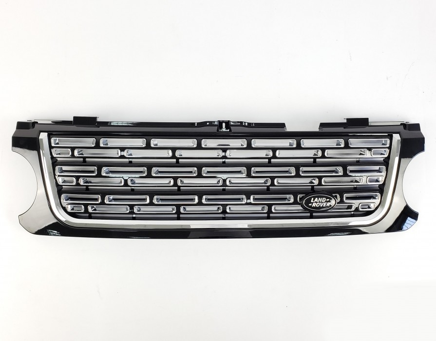 Решітка з хром рамкою та зябрами для Range Rover Vogue