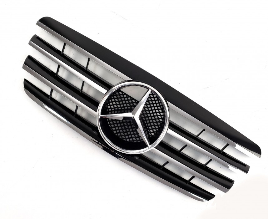 решітка радіаторна для Mercedes E-Class W210 (Cl Black)