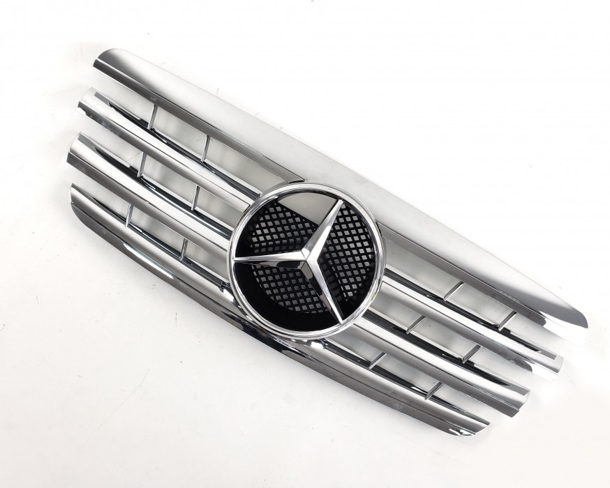 решітка радіаторна тюнінг для Mercedes E-Class W210 (Cl Chrome)
