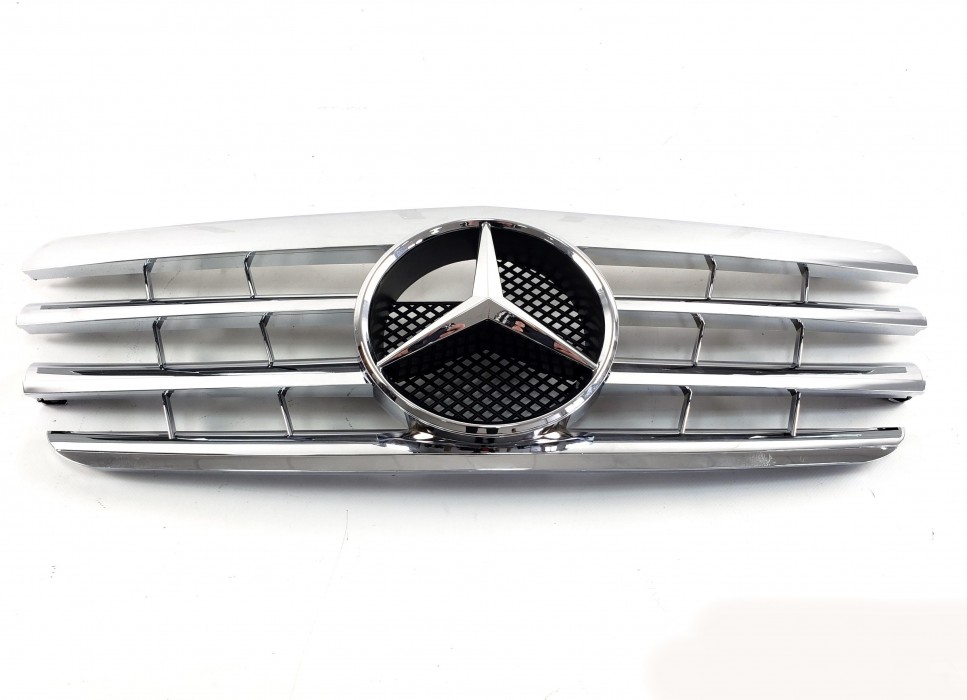 решітка радіаторна тюнінг для Mercedes E-Class W210 (Cl Chrome)