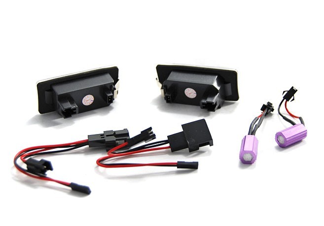 LED підсвічування номера AUDI Q5, A1, A4, A5, A6, A7, TT, VW PASSAT B6, SKODA FABIA, YETI, SUPERB