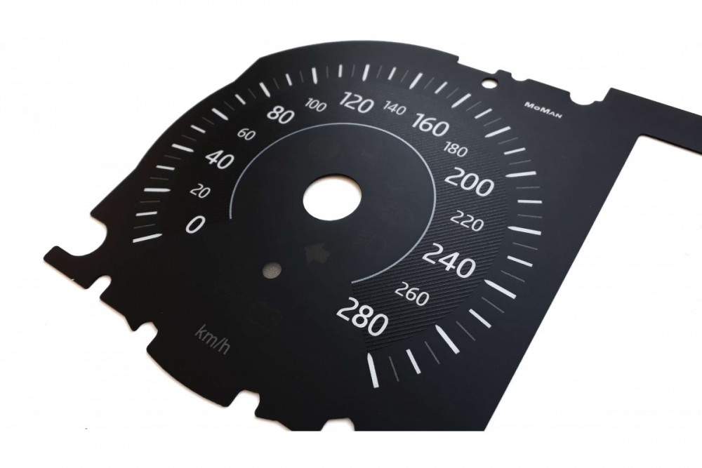 Шкала-замінник з миль на кілометри Jaguar F-Pace