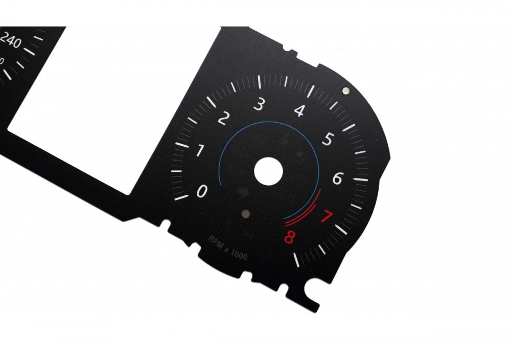 Шкала-замінник з миль на км для Jaguar XE, XF, Range Rover Sport