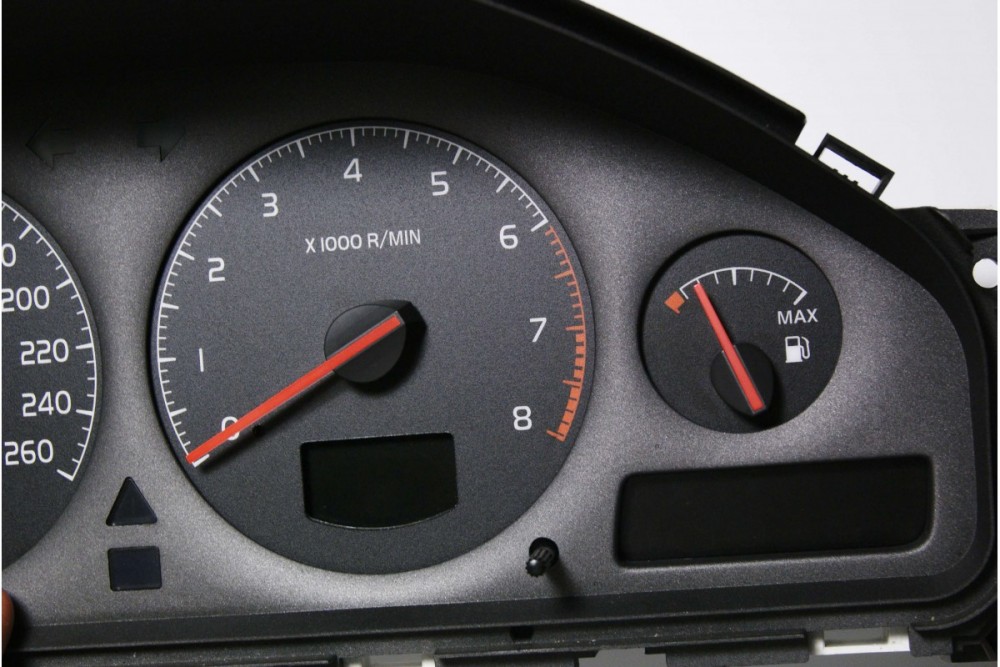 Шкала-замінник миль на км Volvo S60/S70/S80/V70/XC70/XC90