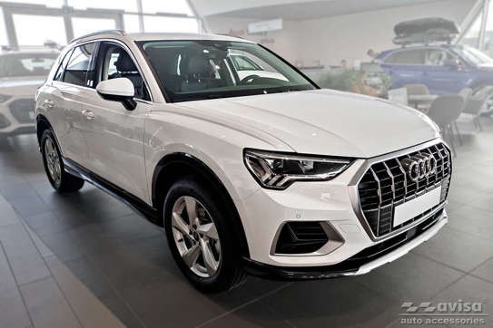 черная защитная накладка на задний бампер AUDI Q3 2