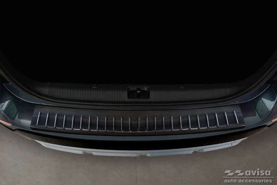 Захисна накладка (ліства) на задній бампер Skoda Yeti 4x4