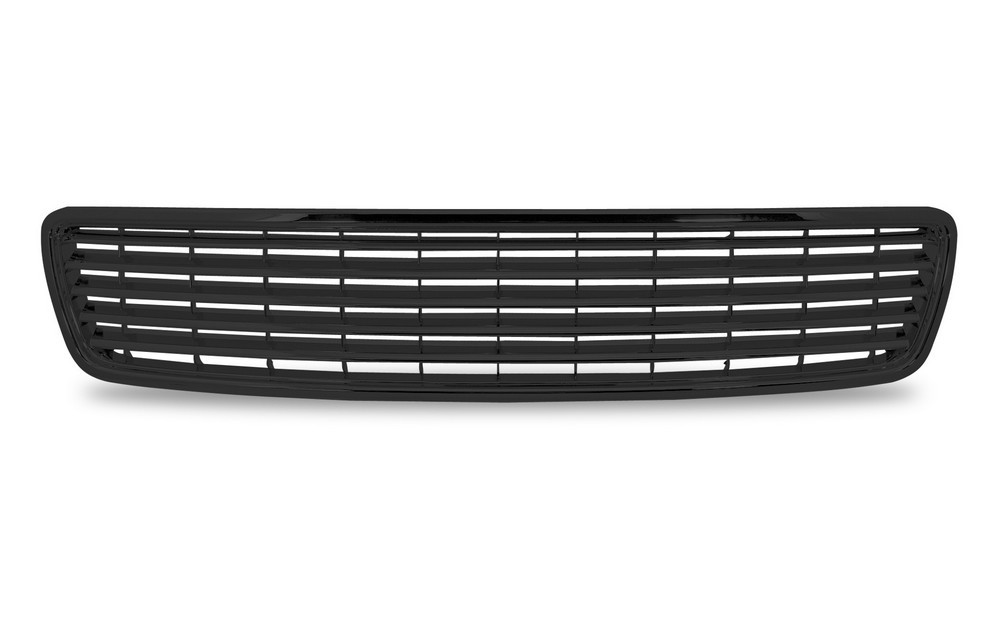 Тюнінгова решітка радіатора Audi A4 B5 чорна глянцева без емблеми