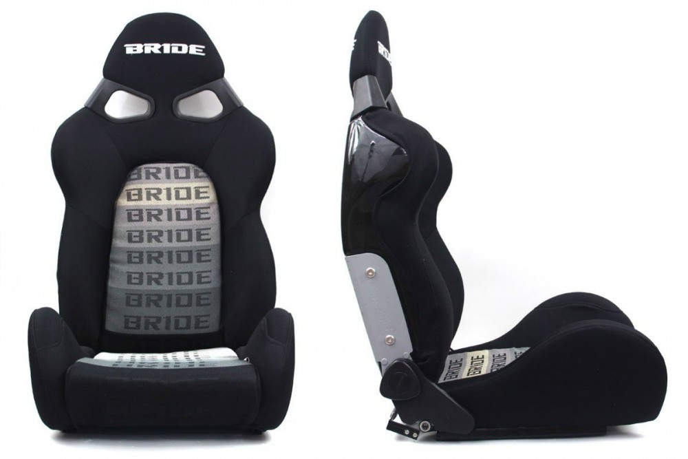 Регульовані спортивні сидіння Cuga Welur Bride Black Grey