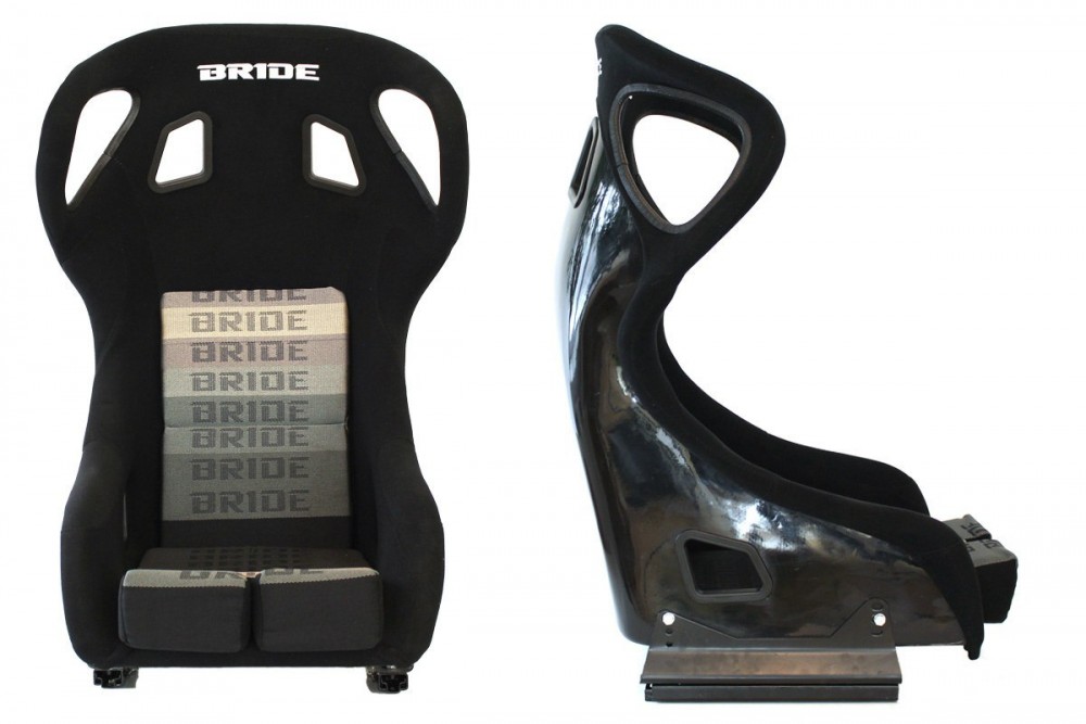 Сидіння спортивне (ківш) GARDIS III велюр Bride Black Grey