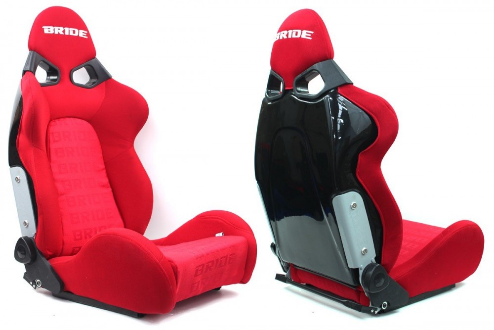 Спортивне автомобільне крісло CUGA Welur Bride Red