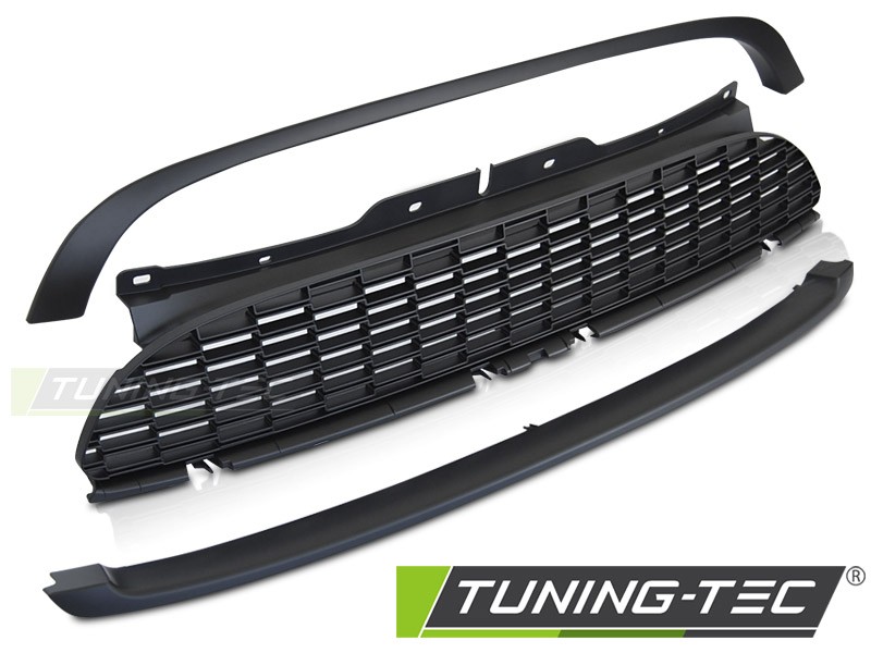Решітка радіатора MINI COOPER R56/R57/R55 в JCW стилі, чорна матова