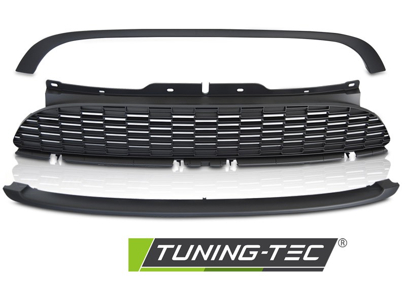 Решітка радіатора MINI COOPER R56/R57/R55 в JCW стилі, чорна матова