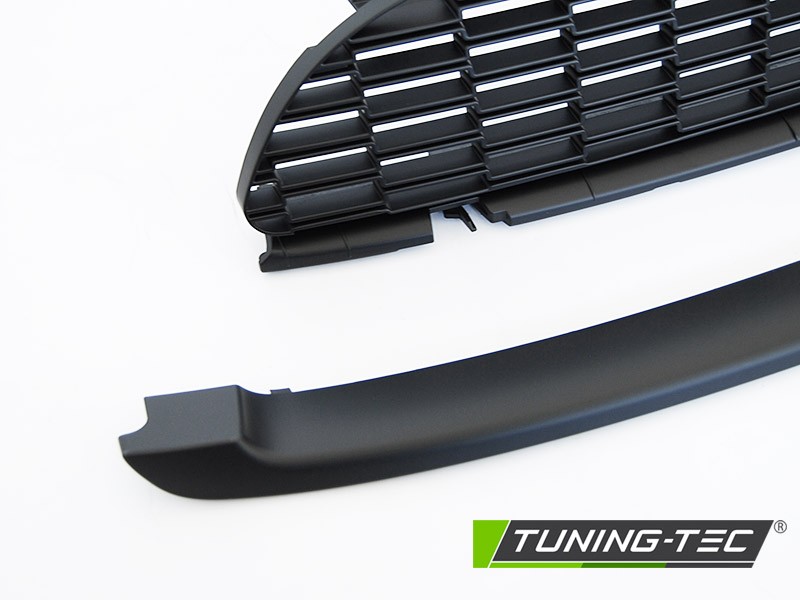 Решітка радіатора MINI COOPER R56/R57/R55 в JCW стилі, чорна матова