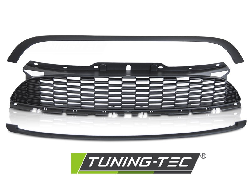 Тюнінгова решітка Mini Cooper R56/R57/R55 в стилі JCW, чорна матова
