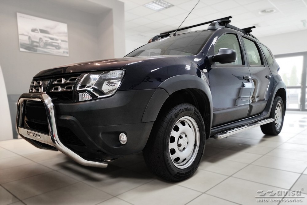 Захисна накладка (ліства) Strong на задній бампер Dacia Duster