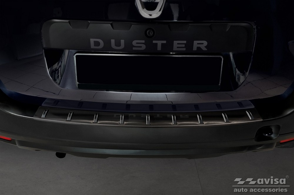 накладка STRONG з нержавіючої сталі на задній бампер Dacia Duster