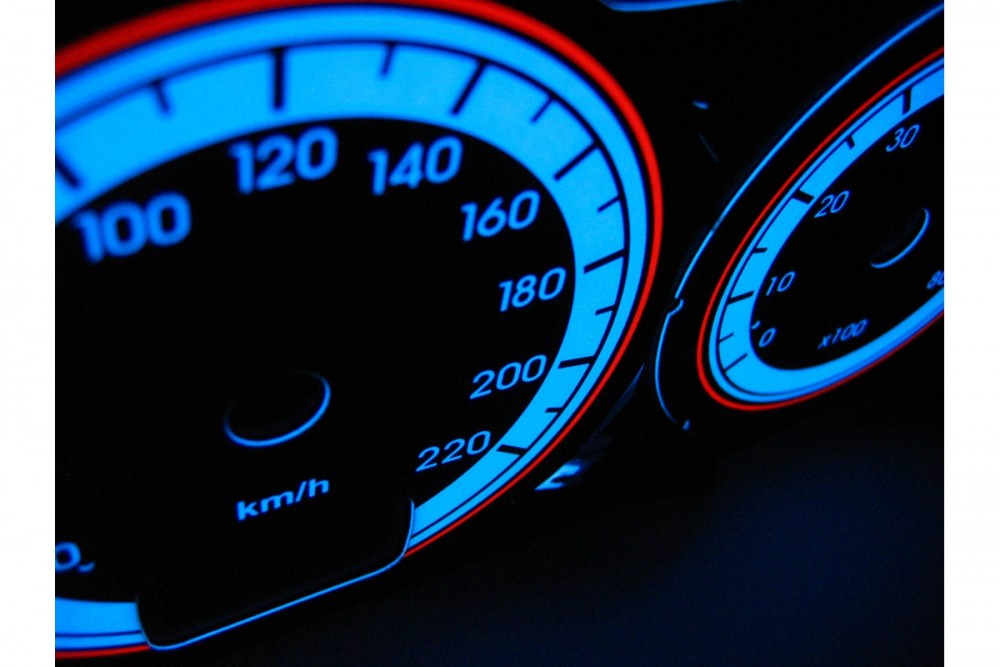 Тюнінгові накладки на шкали приладів Alfa Romeo 145, 146 варіант 1