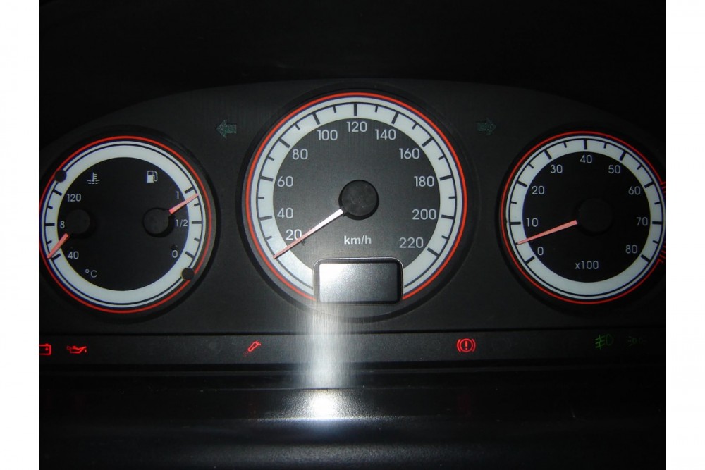 Тюнінгові накладки на шкали приладів Alfa Romeo 145, 146 варіант 1