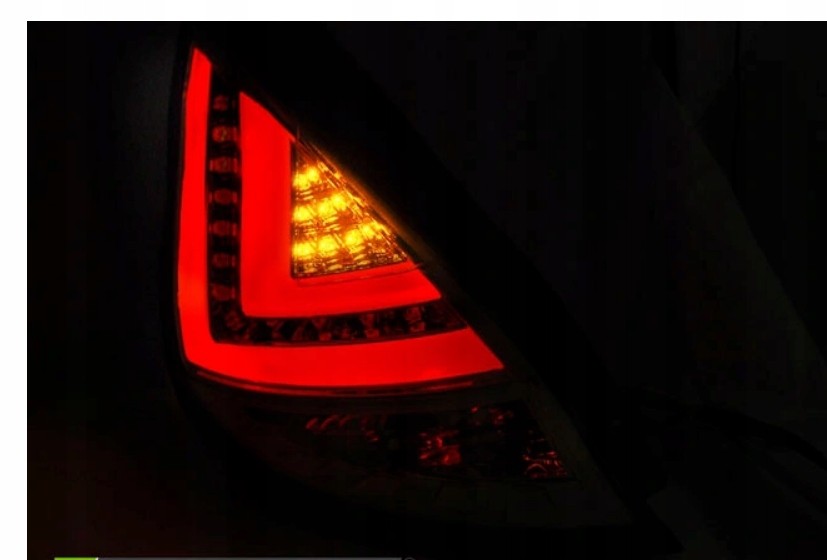 Задні ліхтарі тюнінгові LED BAR FORD FIESTA MK7 Hatchback дорестайл