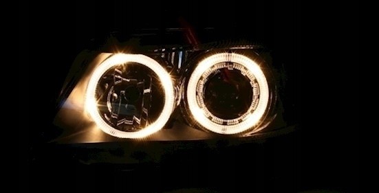 Фари передні з кільцями BMW E90, E91 дорестайл