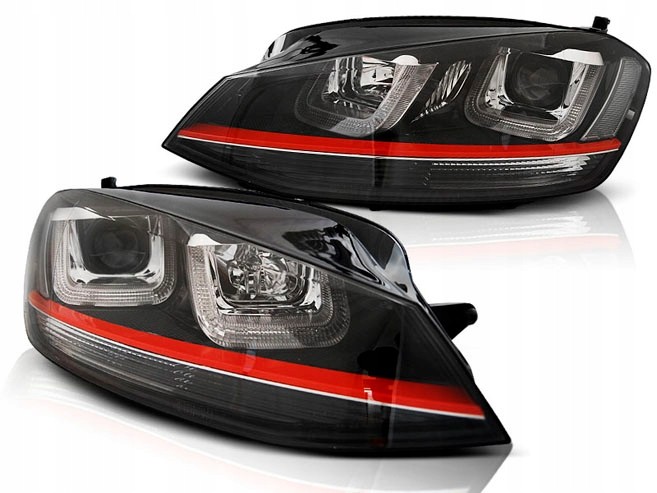 Тюнінгові фари передні VW Golf 7 Red Line Sport