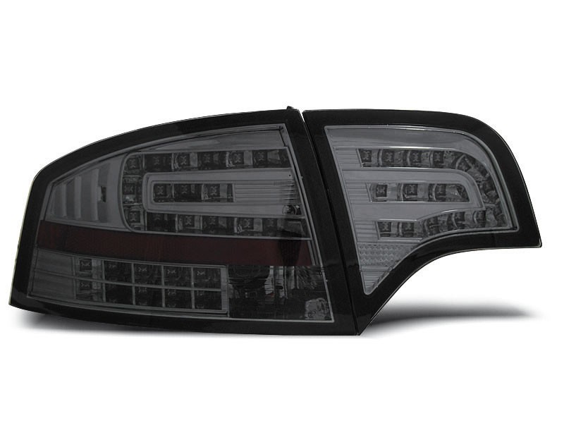 Led ліхтарі тюнінгові задні smoke AUDI A4 B7 sedan
