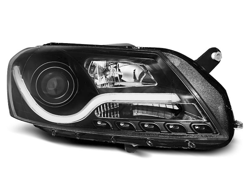 Тюнінгові передні фари VW Passat B7 з LED габаритами