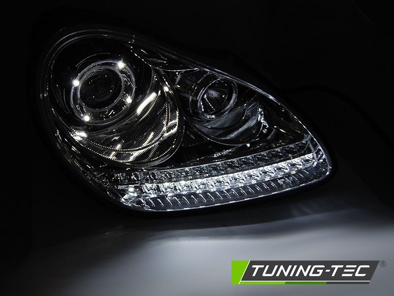 Передні тюнінгові фари під ксенон для Porsche Cayenne 2002-2006