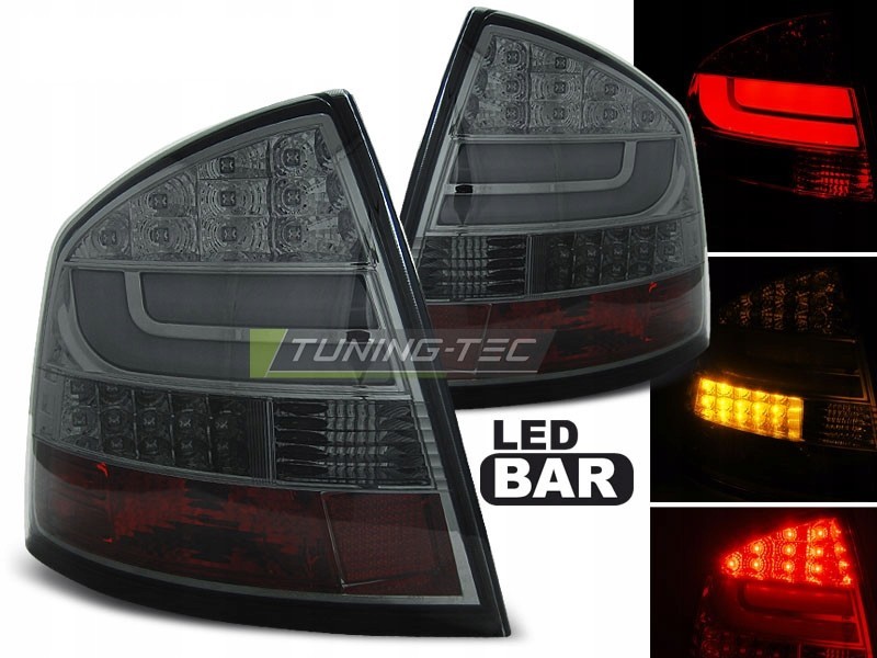 Задні ліхтарі Skoda Octavia 2 A5 тоновані седан LED BAR