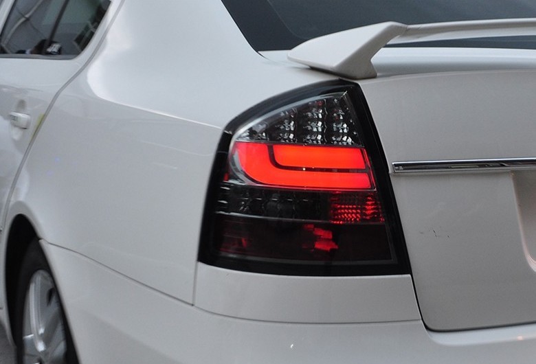 Задні ліхтарі Skoda Octavia 2 A5 тоновані седан LED BAR