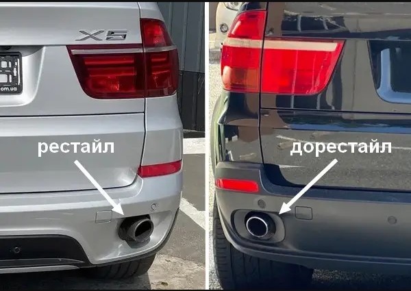 Насадки глушників BMW X5 E70